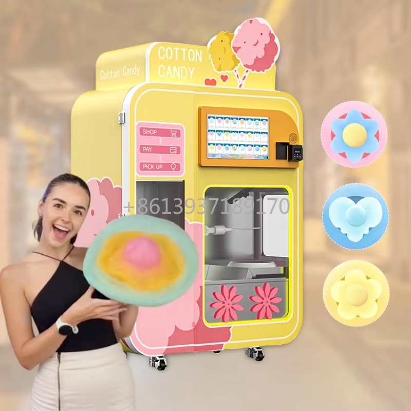 Candy Vending Machine - 2025 Tam Otomatik Jetonlu Pamuk Şeker