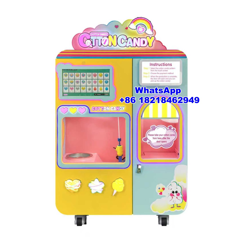 Candy Vending Machine - Yeni Tam Otomatik Akıllı Pamuk Şeker