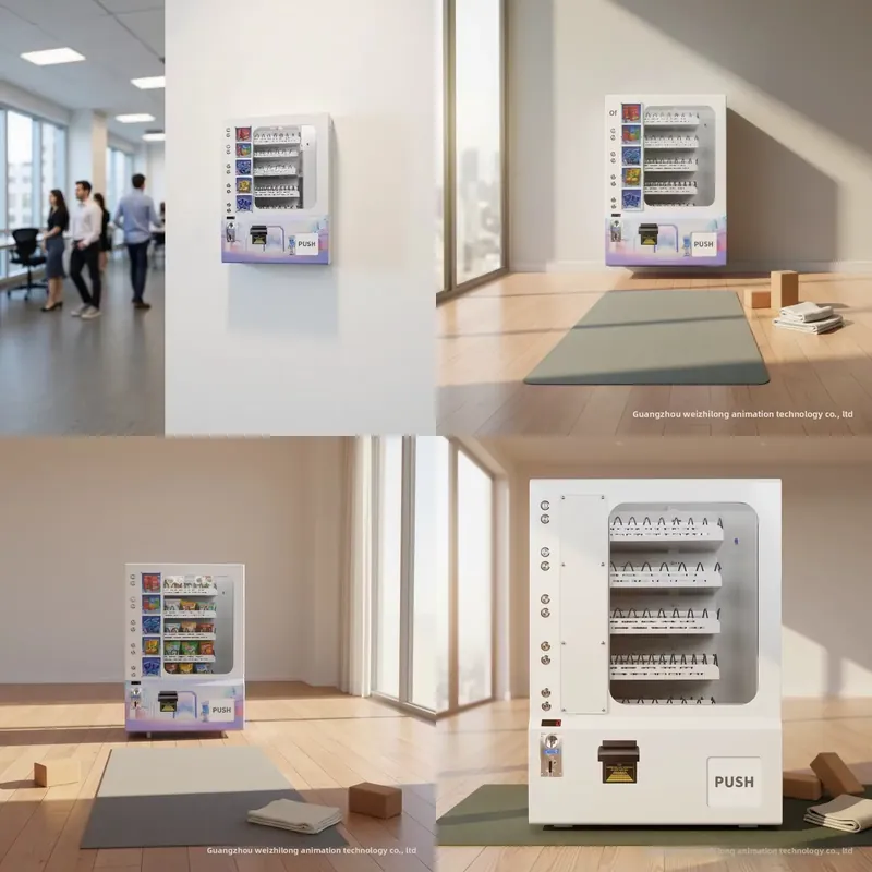 Vending Machine Qr Code - Çikolata Barı Poşet Otomatı QR Kodlu