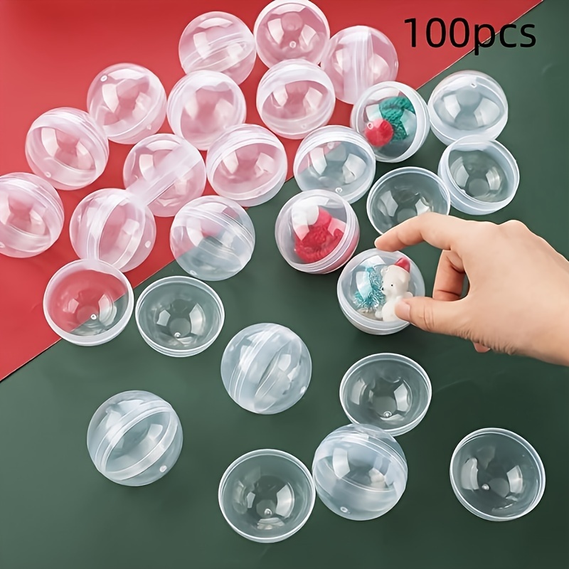 100 adet temizle plastik yuvar - Prize Capsule Toy Machine incelemesi ve fiyatı