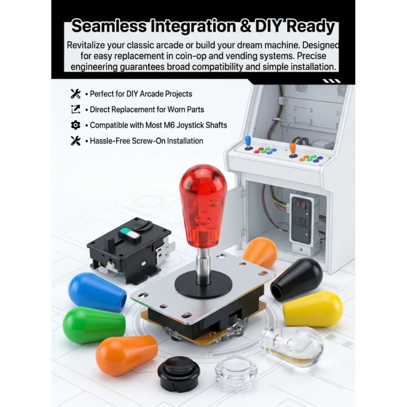 1 adet M6 Joystick amerikan to - Vending Arcade Games incelemesi ve fiyatı