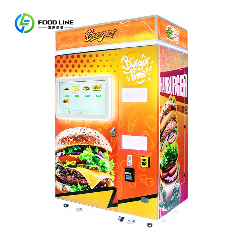 Otomatik akıllı burger otomatı - Vending Machine Qr Code incelemesi ve fiyatı