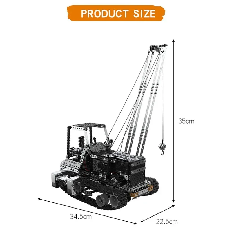 Kendin Yap Metal RC Vinç Elekt - Claw Crane Machine incelemesi ve fiyatı
