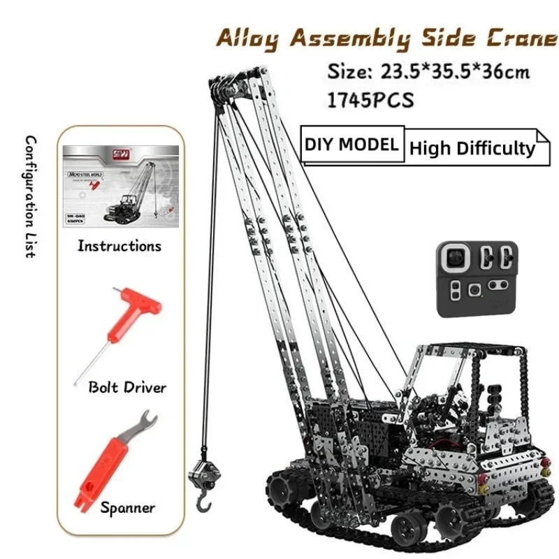 Kendin Yap Metal RC Vinç Elekt - Claw Crane Machine incelemesi ve fiyatı