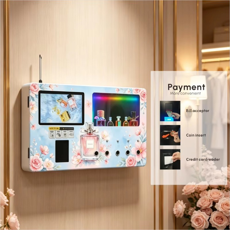 Jetonlu Parfüm Otomatı Fabrika - Bill Acceptor Vending incelemesi ve fiyatı